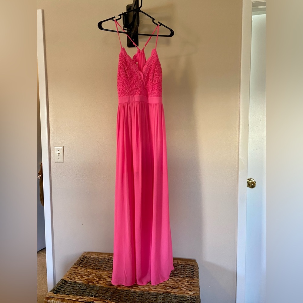 Pink dress